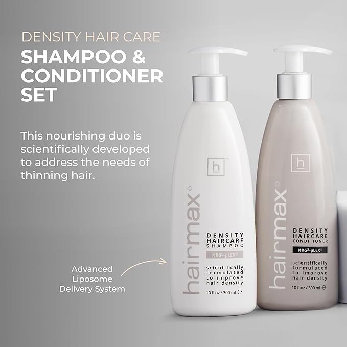 Hairmax Shampoo & Conditioner, Anti Thinning Hair Scalp Therapy 10 fl oz ea
