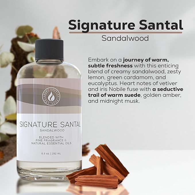 Aroma Country Signature Santal Luxury Diffuser Oil Refill (8.5 Fl Oz)