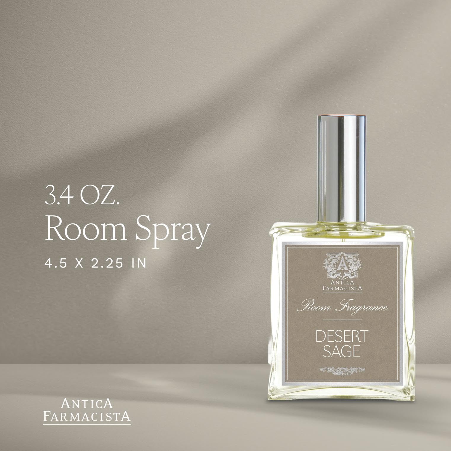 Antica Farmacista Room Spray - Elegant House Spray - Long-Lasting, Room Fragrance - Luxury Gift for Housewarming - Desert Sage, 3.4 fl oz