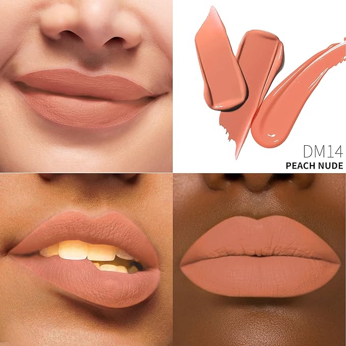 Depuplum Peach Lipstick Matte for Women Superstay Long Lasting Lipstick