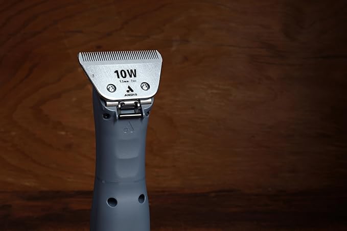 Andis 561460 ceramicEDGE Wide Blade, #10W Fine Tooth, Stainless Steel