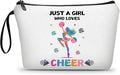 ARIOSEY Cheerleader Cheerleading Gifts, Cheer Makeup Bag Pouch