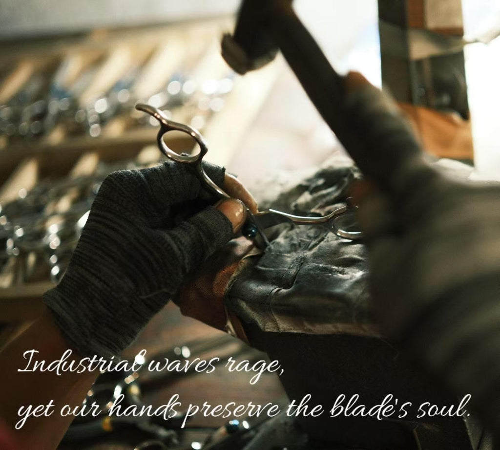 FARRAY Hair Cutting Scissors - Japanese Stainless Steel,Professional 6.5" Razor Edge Barber Shears for Men, Women & Kids Ergonomic design for Salon & Home(Aurora color)