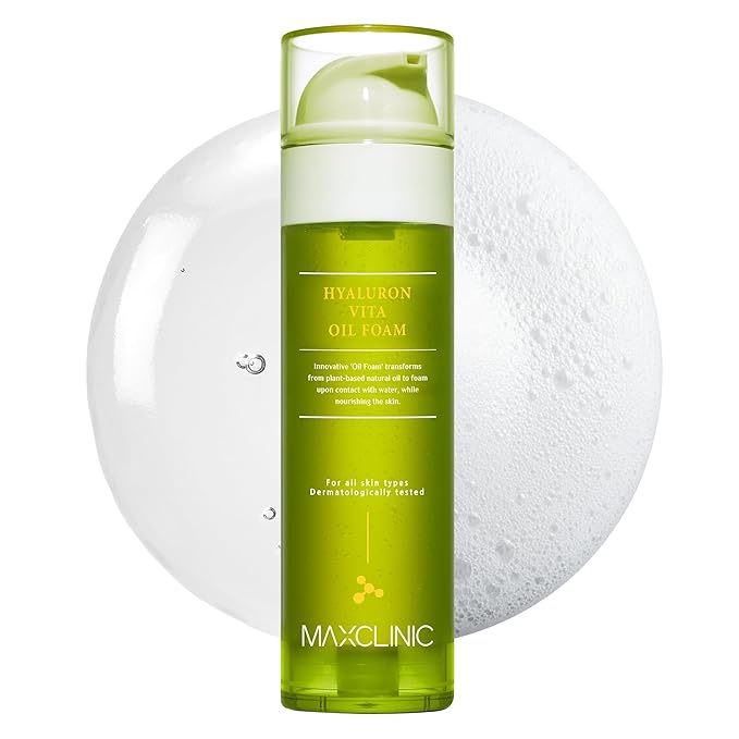MAXCLINIC K Beauty Hyaluron Vita Oil To Foam - Makeup Face Wash Cleanser