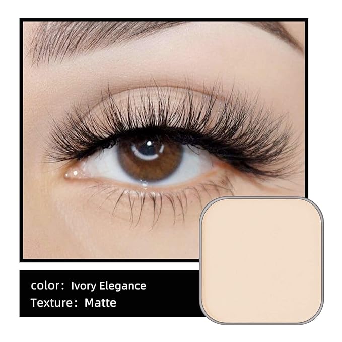 Fillwie Matte Eyeshadow Single Refill, Soft Ivory, Eye Prep Base Layering