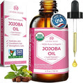 Leven Rose Jojoba Oil Organic Cold Pressed for Skin, Hair & Nails, 4 oz