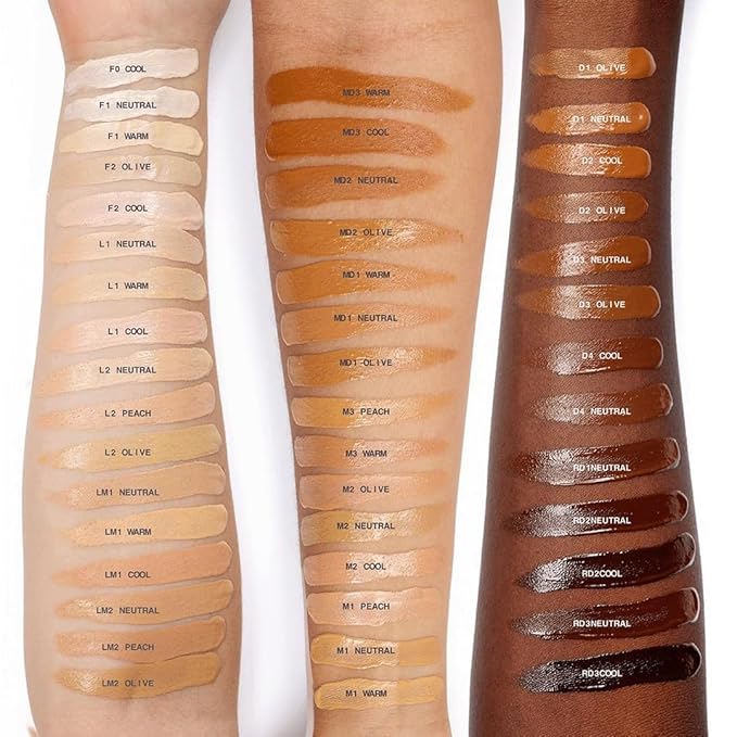 about-face THE PERFORMER Skin-Focused Foundation D1Neutral – Medium Coverage, Long-Wear, Breathable & Buildable Base – Clean, Vegan, Hydrating Formula with Blue Agave & Chlorella – 1.08oz