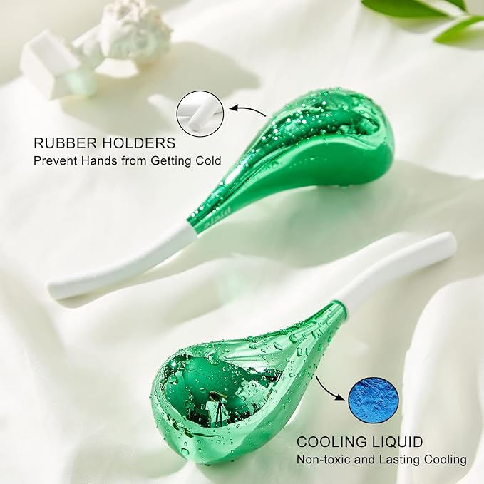 Ice Globes for Face Eyes, Cryo Sticks Facial Skin Care Tools for Puffy Eyes