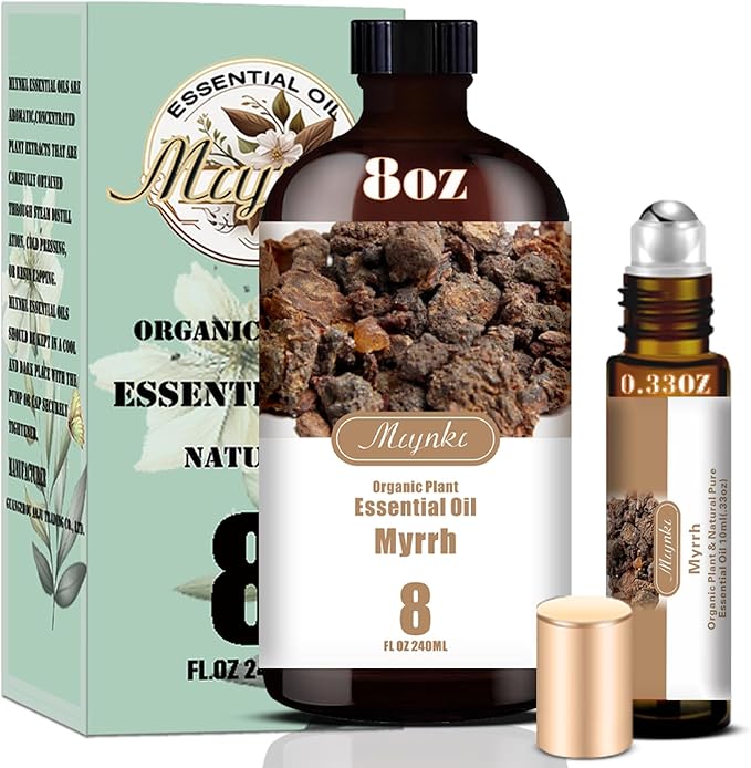 MLYNKL Myrrh Essential Oil,Myrrh Oil for Home Diffuser,8 fl oz