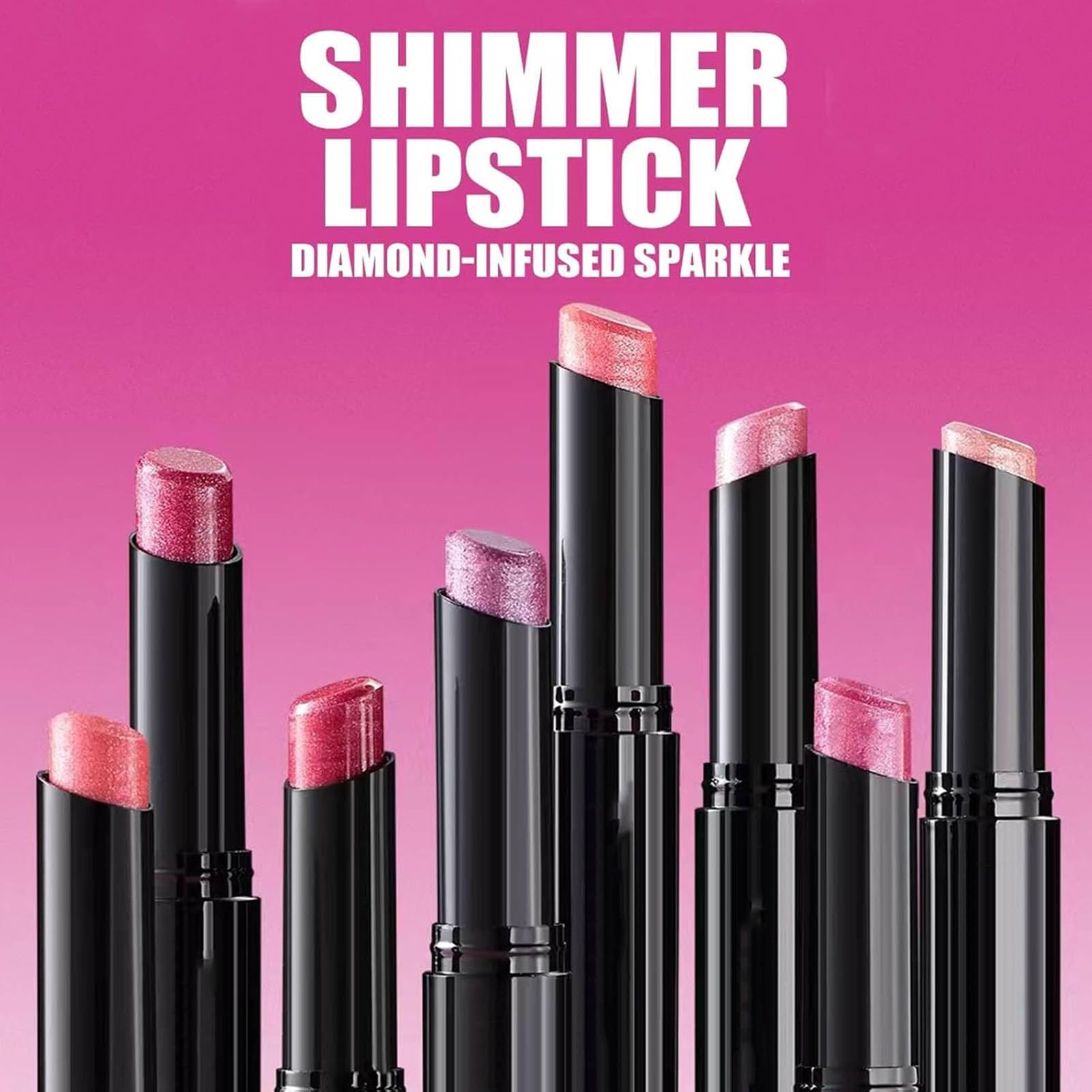 Metiplou Youthful Red Lipstick For Women Matte Nude Glitter Highly Pigmented Moisturizing Lip stick Hypoallergenic Waterproof Long Lasting Lipsticks Quick Makeup Lightweight Portable # 04