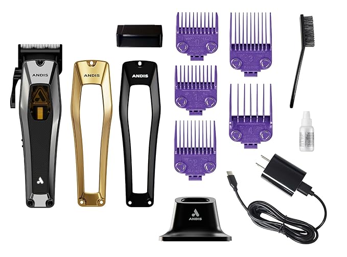 Andis Recon Professional Barber Vector Motor Hair Clipper, Phaze Blade