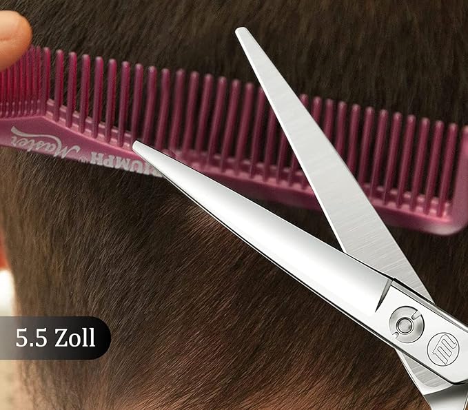 Moontay 5.5" Hair Cutting Shears with Large Finger Holes