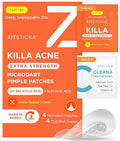 ZitSticka Extra Strength Killa Acne Microdart Patches for Face - OTC Acne Treatment with 2% Salicylic Acid - Fast Acting Microdarts for Deep, Early-Stage Zits & Blemish - 4 Count