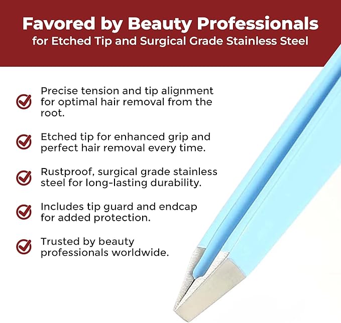 Venus by Regine Slant Tweezers, Blue
