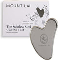 Mount Lai - The Stainless Steel Gua Sha Facial Lifting Tool | Face Sculpting Tool for Skin Care | Guasha Tool for Face and Body | Facial Massage Tools to Relieve Muscle Tension and Reduce Puffiness