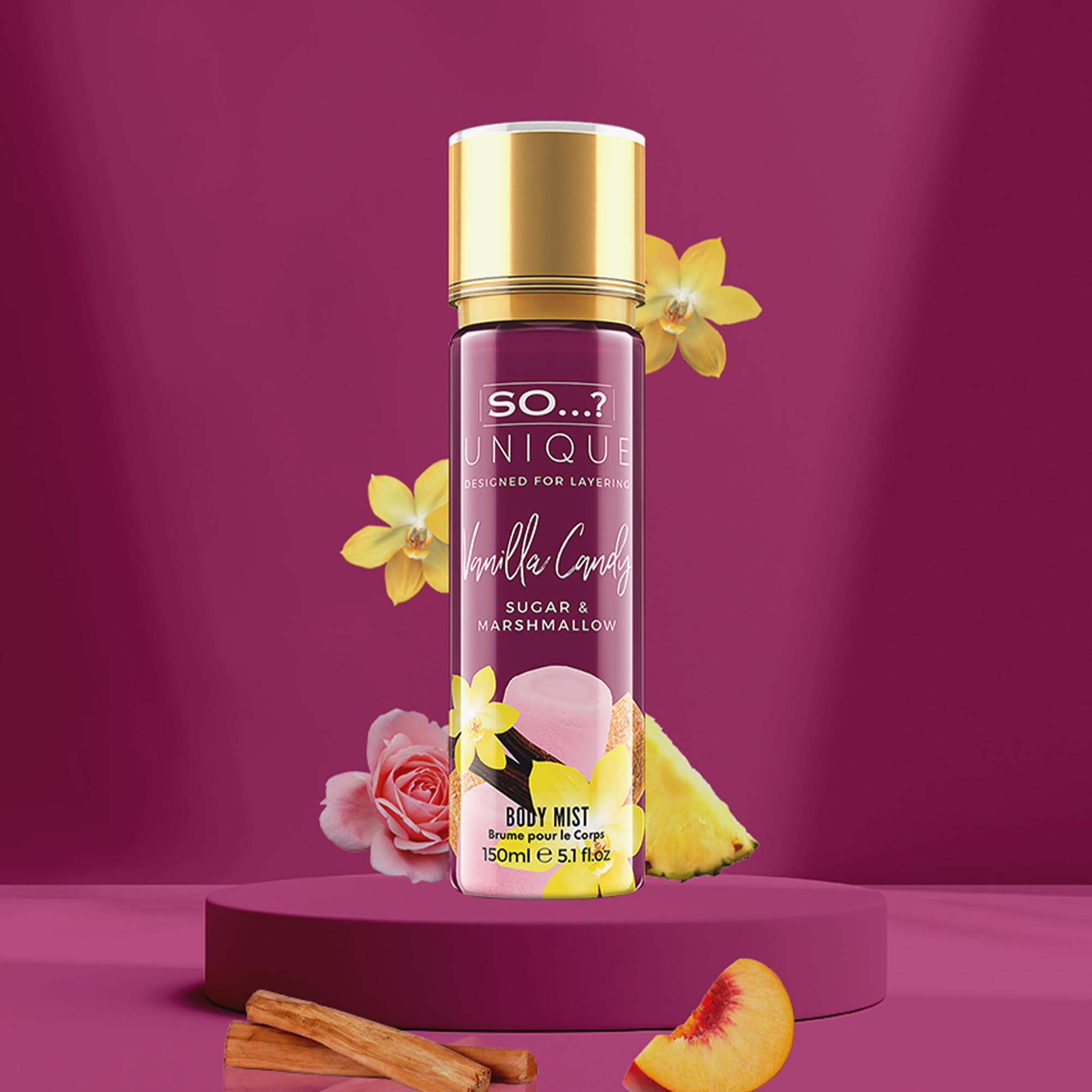 Unique Body Mist - Sweet Pea by So…? for Women - 5.1 oz Body Mist - Pack of 2