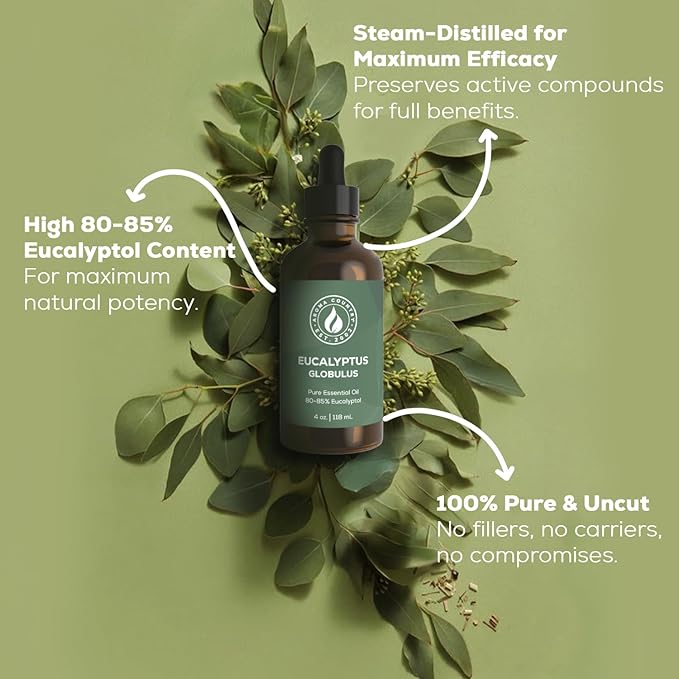 Aroma Country Pure Eucalyptus Essential Oil (4 Fl Oz)