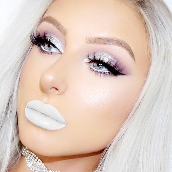 ilembane Ash White Matte Liquid Lipstick Long Lasting - Infinite Illusion