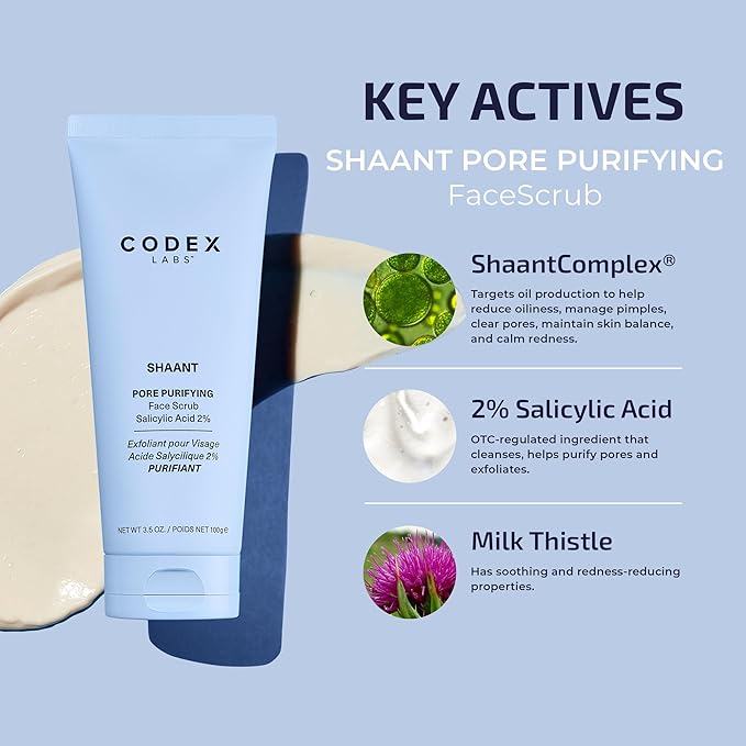Purifying Acne Face Scrub by Codex Labs