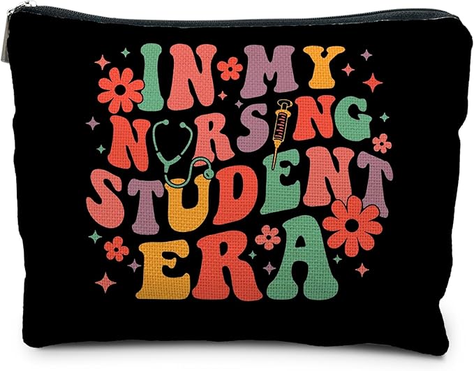 RYYCDOI Nursing School Student Gifts, In My Nursing Students Era Makeup Cosmetic Bag, Nursing School Essentials