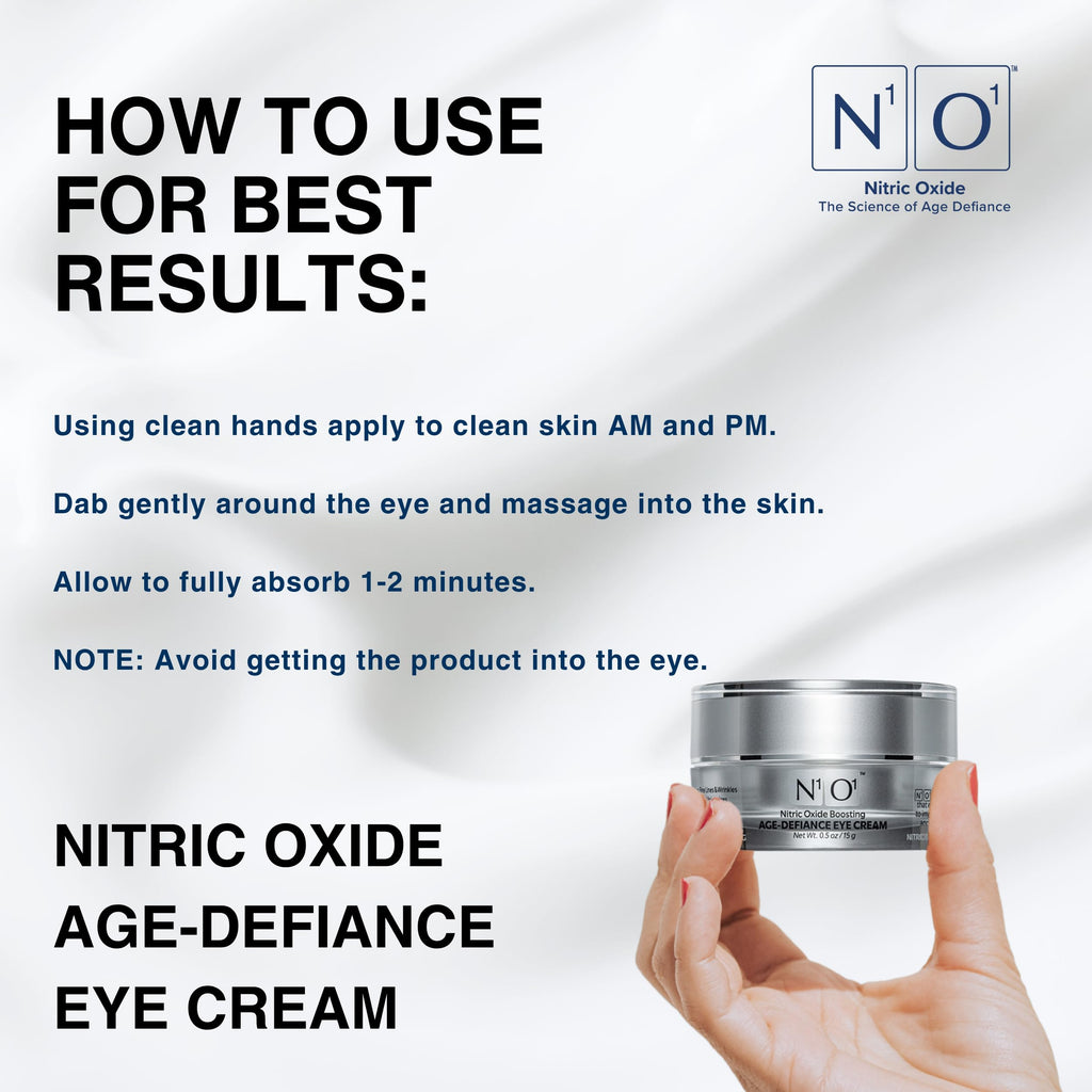 N1O1 Nitric Oxide Anti Aging Eye Cream, 0.5 oz
