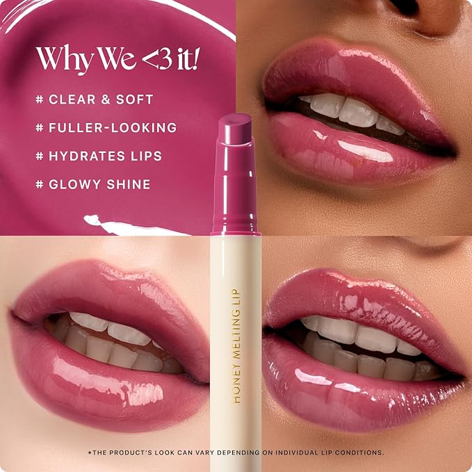 Nature Republic HONEY MELTING LIP (09 GRAPE) | SOFT LIP STICK Hydrating Gloss, Moisturizing balms, Sheer tint, Shine & Nude, Glowy Finish, korean make up