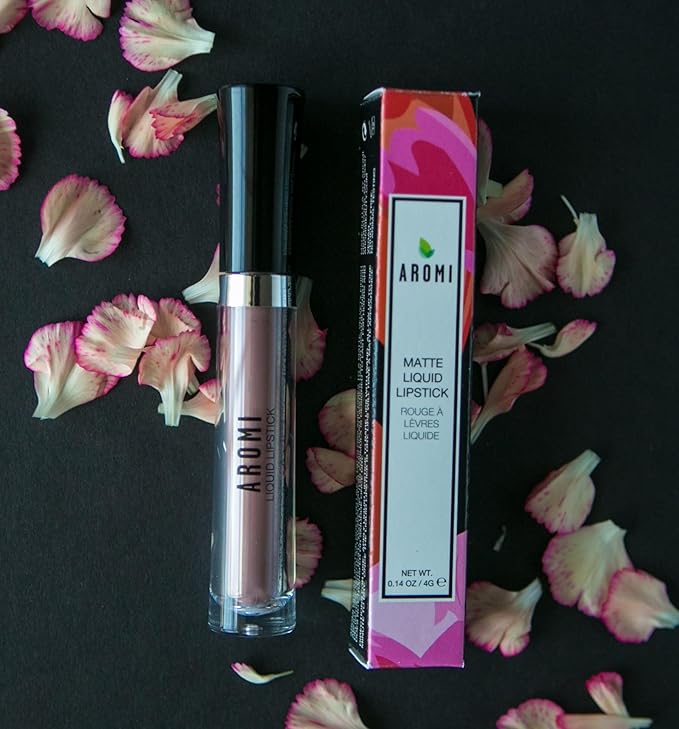 Aromi Desert Taupe Matte Liquid Lipstick | Greige, Grey Beige Shade