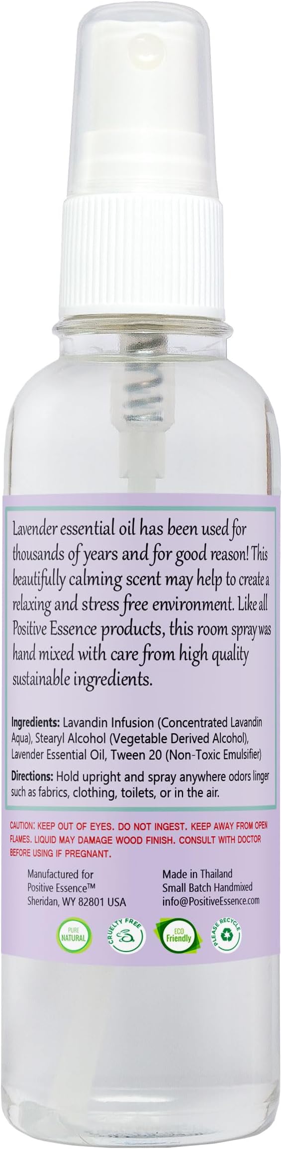Lavender Room & Pillow Spray with Essential Oil, Linen Mist, 4.05 fl oz