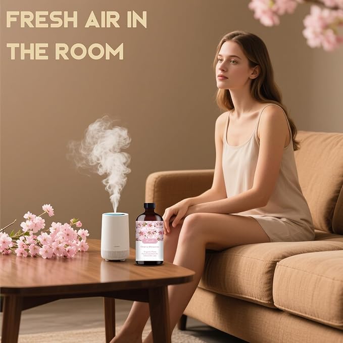 MLYNKL Cherry Blossom Essential Oil,Cherry Blossom Oil for Massage,4 fl oz