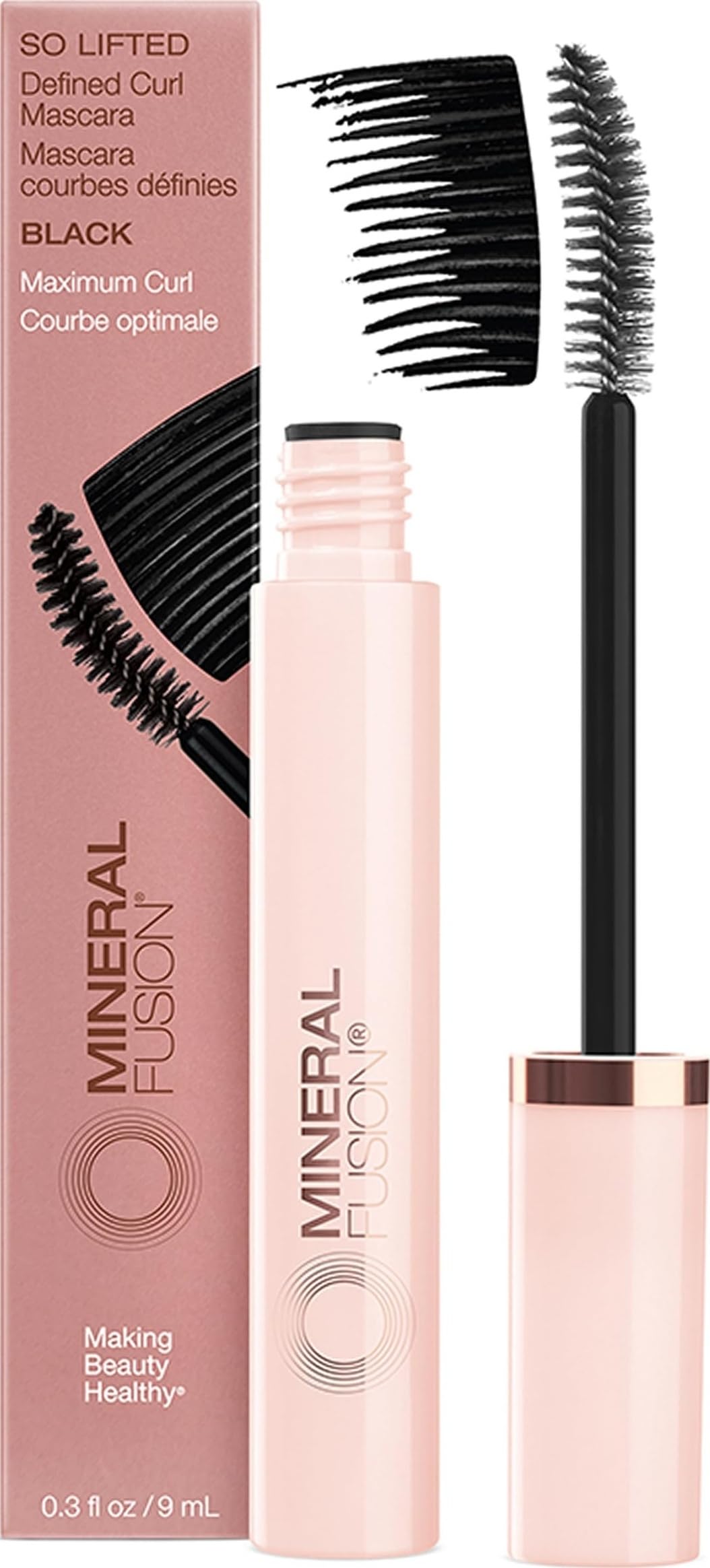 Mineral Fusion So Lifted Lash Defined Curl Mascara (Black)