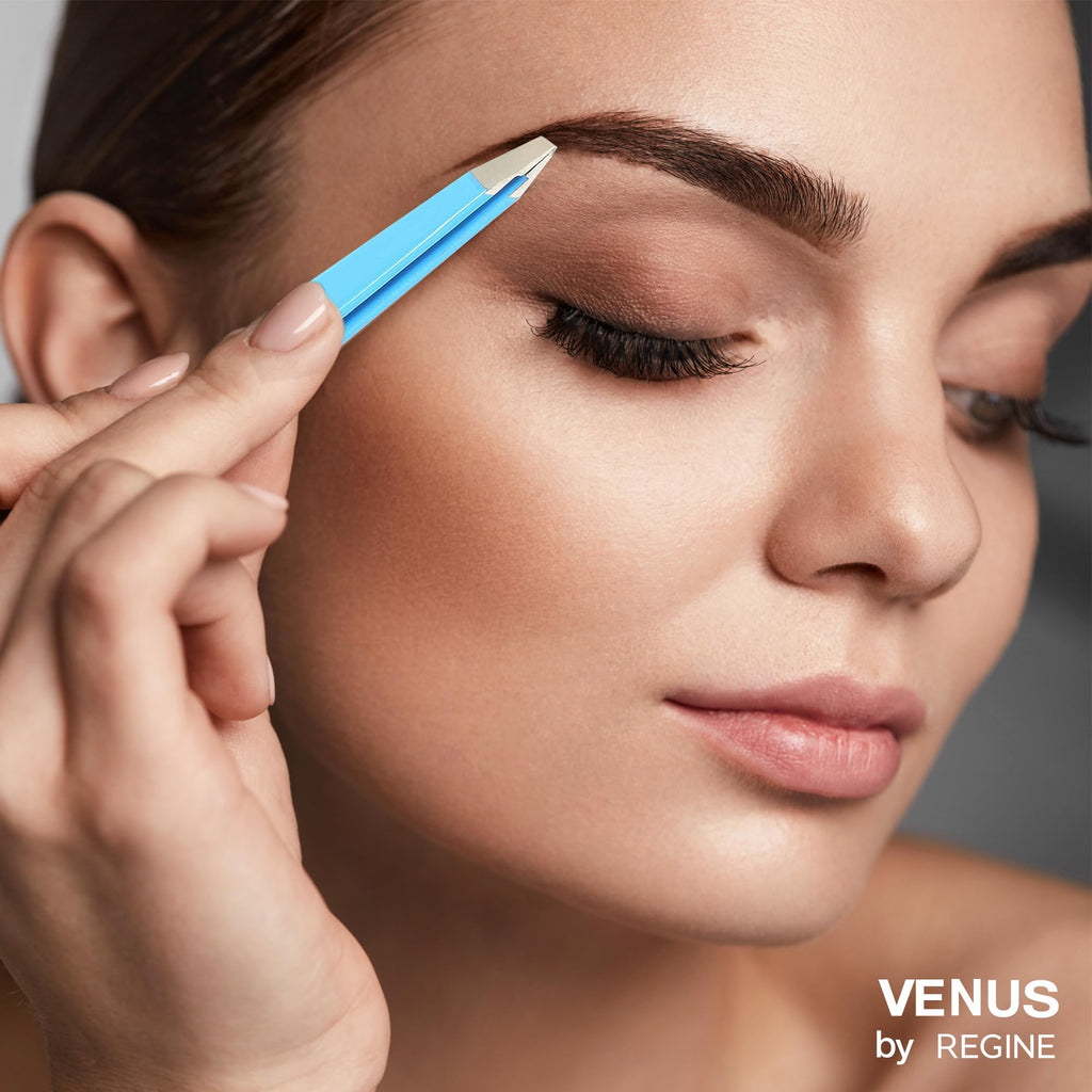 Venus by Regine Slant Tweezers, Blue