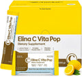DONGKOOK Vita Pop Korean Vitamin C 2,000mg + Vitamin D + Biotin Powder Packets, Zero Sugar, Vitamin C Supplements, Immune & Energy Support, Non-GMO, Lemonade Energy Drink Mix (Lemon 100packets)