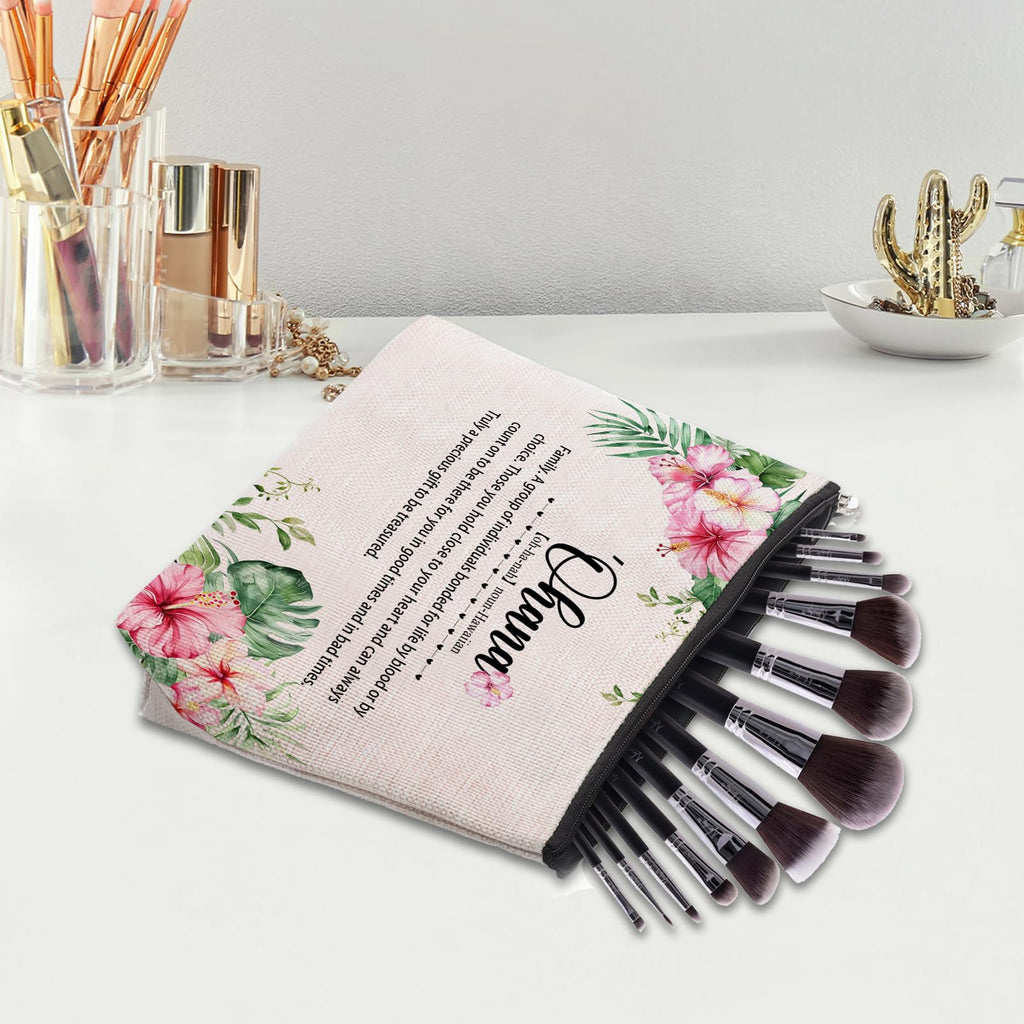 CEASQVAA Hawaiian Travel Souvenirs Gifts for Women - Makeup Bag Cosmetic Bag for Hawaii Trip, City Themed Travel Essentials Bag Pouch