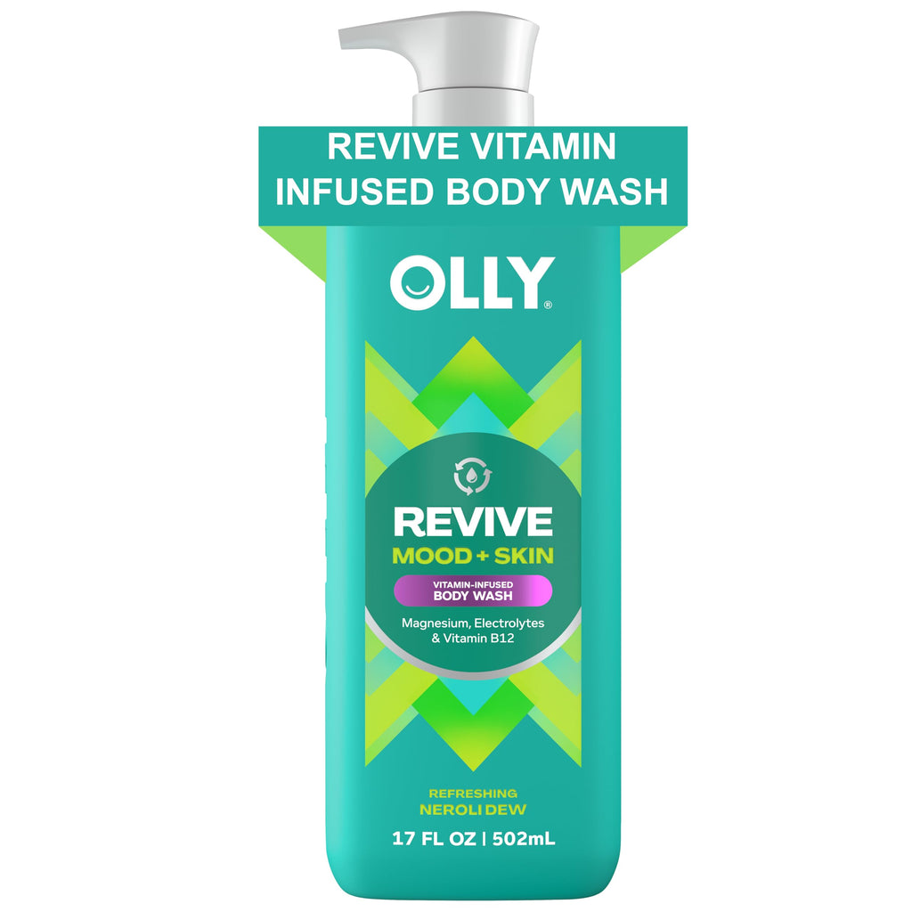 OLLY Revive Body Wash with Magnesium, Electrolytes & Vitamin B12-17 oz