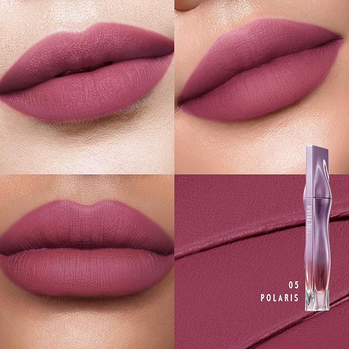 TIMEPHORIA Nebula Velvet Lip Cream, Soft Blur Matte Lip Tint 05 Polaris