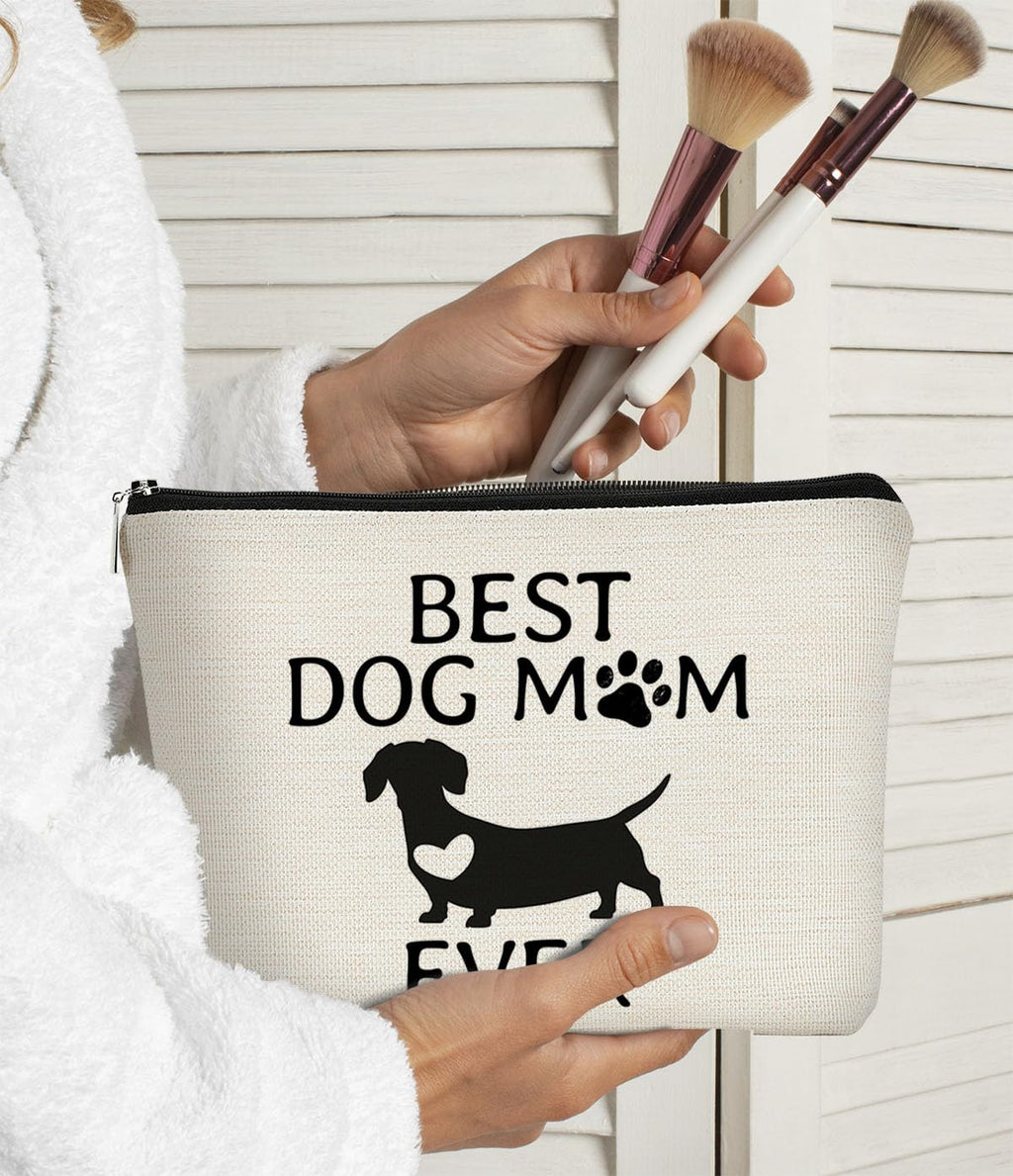 BARPERY Dog Gifts for Dog Lovers & Moms - Birthday Gift, Makeup Bag for Women & Puppies