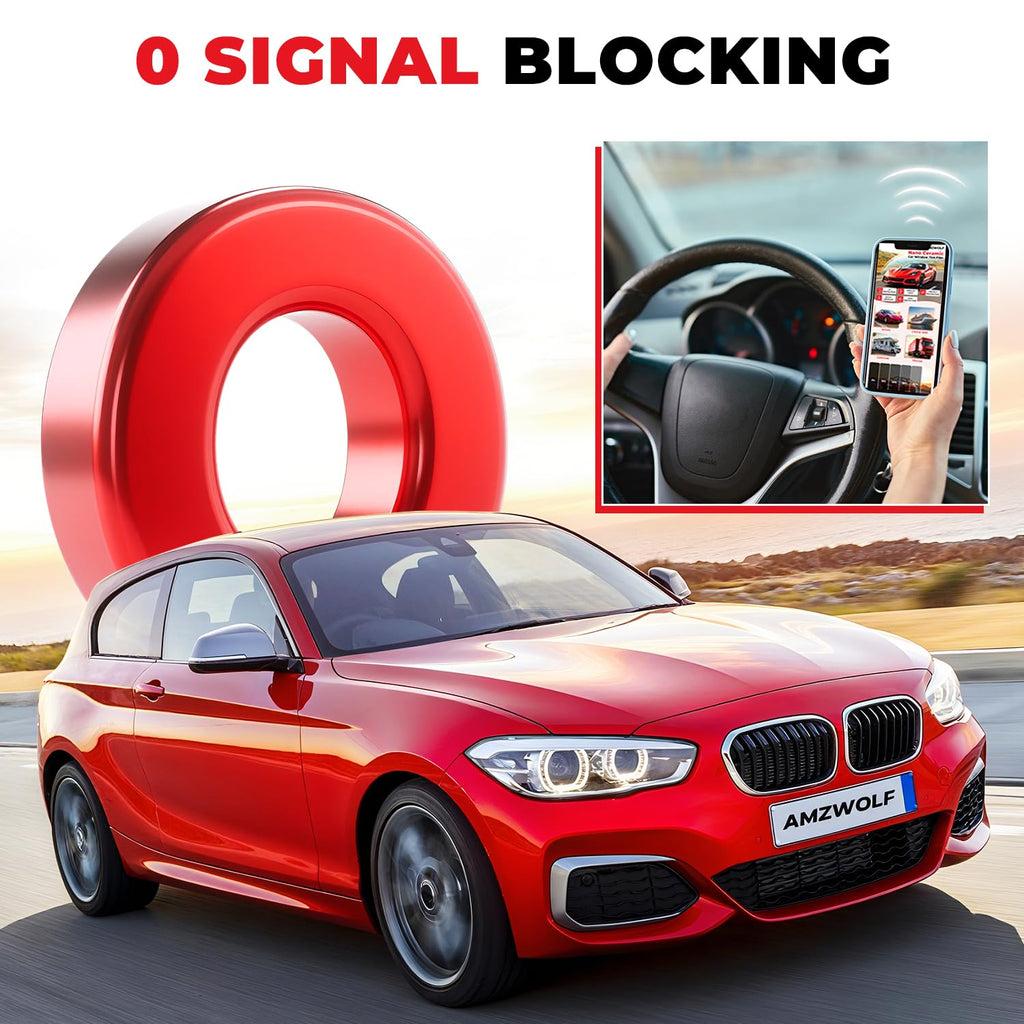 Amzwolf 50% VLT Ceramic Car Window Tint Film (20In x 20Ft), 99% UV & 96% IRR Blocks, 5-Layer Automotive Tints for Privacy Sun & Glare Protection Heat Blocking Scratch Resistant