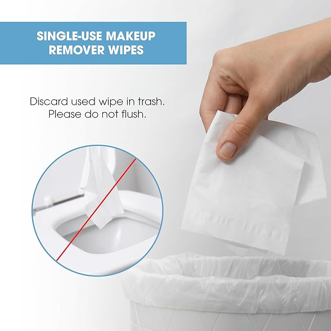 Diamond Wipes Makeup Remover Face Wipes with Vitamin E, 250 Count