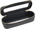 FFpaw Clear Makeup Bag, Small Makeup Bag TSA Approved Toiletry Bag Cosmetic Travel Bag Cute Makeup Bag Organizer Makeup Case Pouch Car Essentials for Women Men (Slim Black)