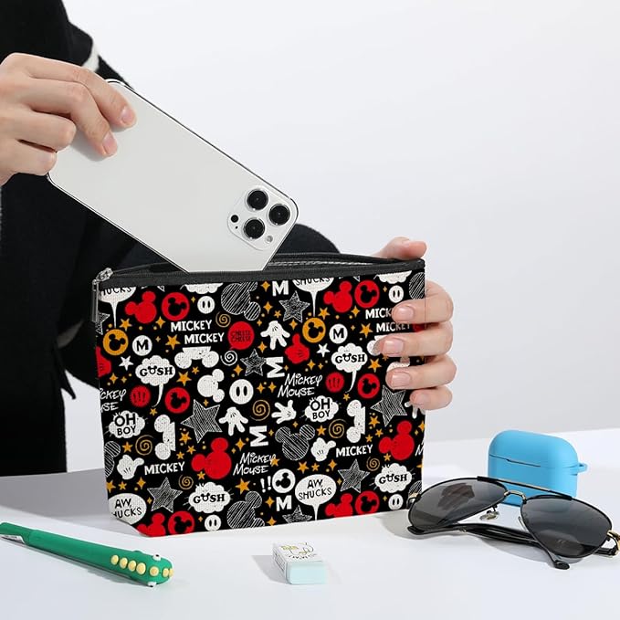 Cartoon Mouse Makeup Bag Zipper Pouch Cosmetic Bags for Women