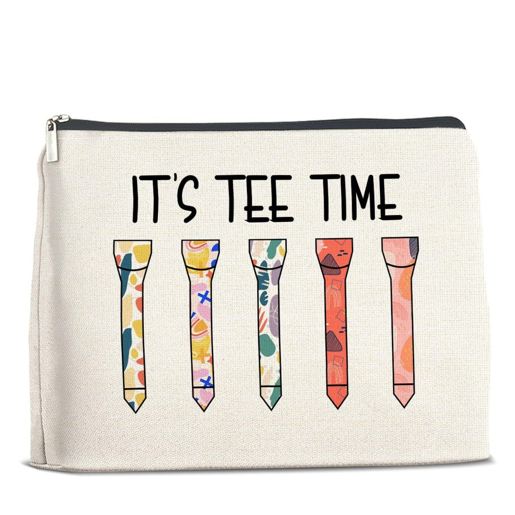 UPNEGE Golf Lovers Gift for Women Makeup Bag Golf Weekend Gifts Golfer Gifts for Women Cosmetic Bag Zipper Makeup Pouch