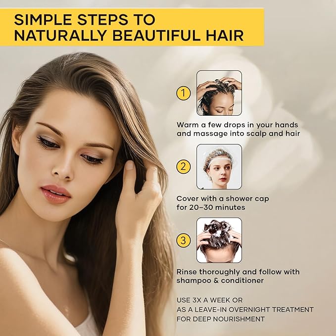 Gulizzmonis Batana Hair Mask for Damaged Thinning Hair