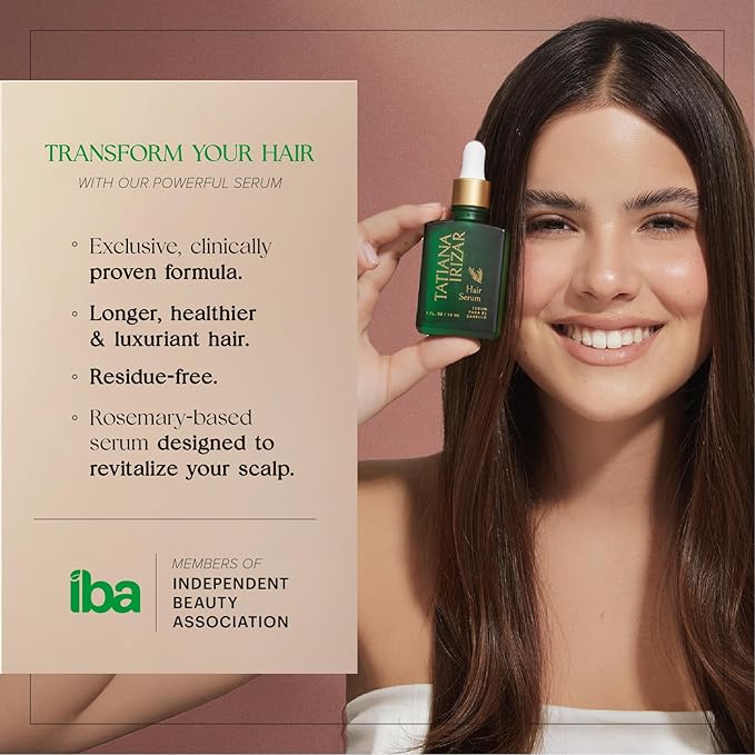 Hair Serum for Hair Growth Serum Women Made in USA - 2 Pack Scalp Serum for Hair Growth Non-Greasy Rosemary & Amla Hair Care Vegan 1 Oz Hair Loss Treatment for Women Regrowth Treatment