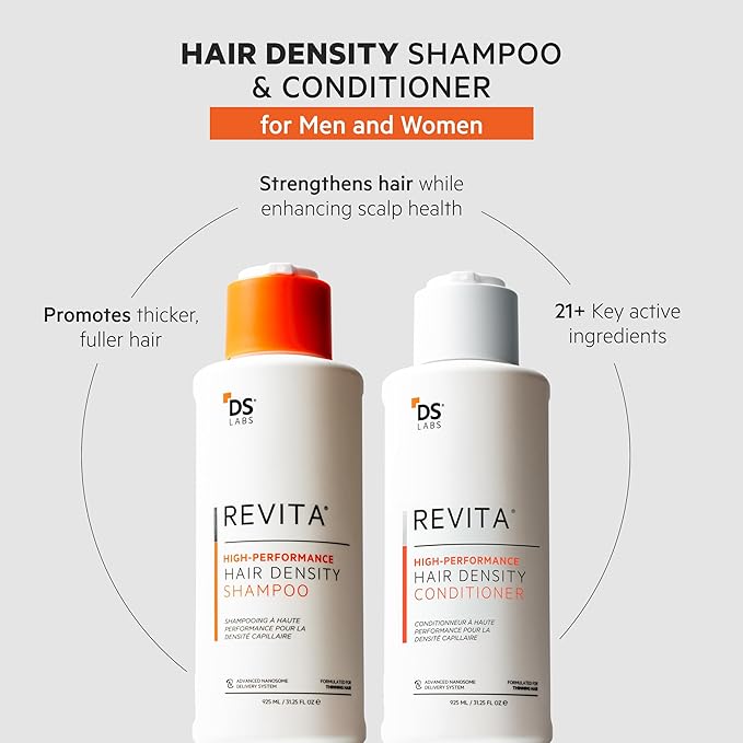 DS Labs Revita Hair Density Shampoo & Conditioner for Thinning Hair, 925 mL