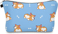 Aiphamy Cute Travel Makeup Bag Cosmetic Bag Small Pouch Gift for Women (Corgi)