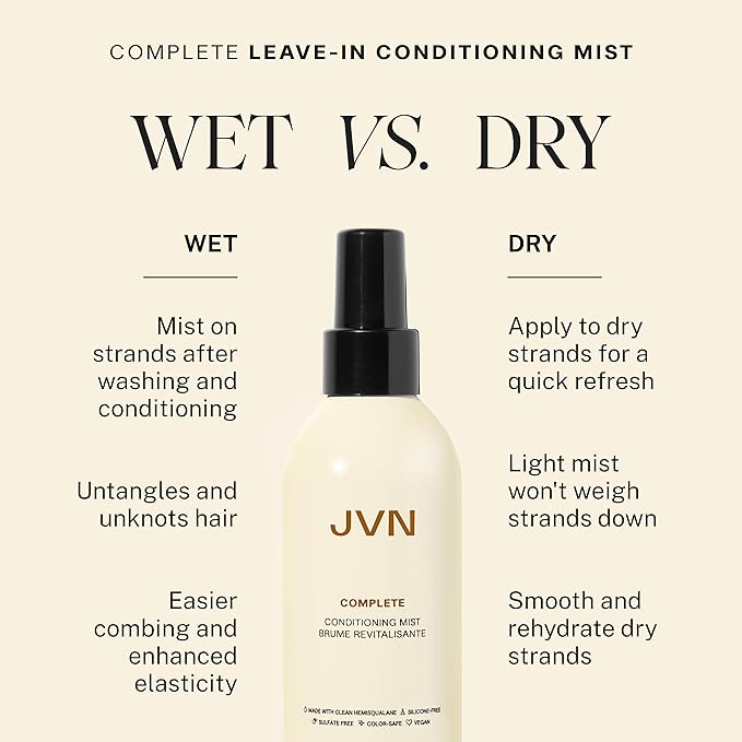 JVN Complete Leave-In Conditioning Mist, 5 Fl Oz