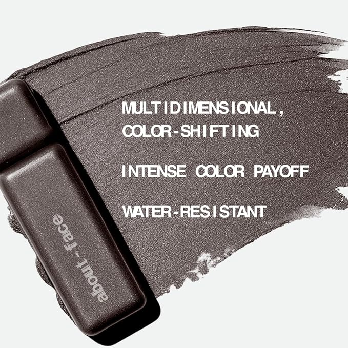 aboutface Fractal Glitter Eye Paint | Asphalt With Sparkle | 0.13oz