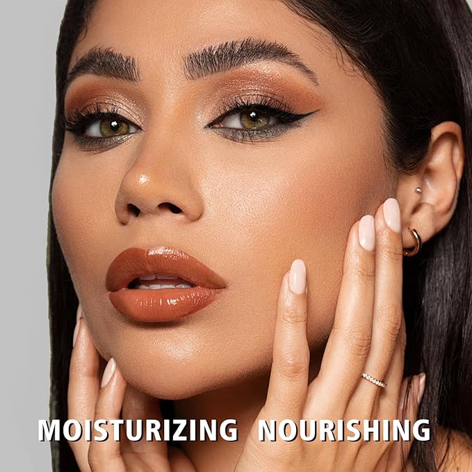 MAKI YIKA Moisture Light Brown Lipstick for Women Hydrate Tinted Lip Balm