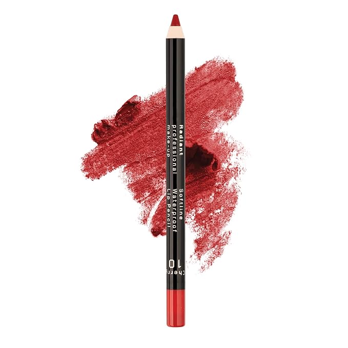 Radiant Professional Waterproof Long Lasting Lip Liner, 10 CHERRY