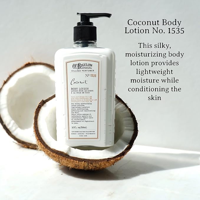 C.O. Bigelow Coconut Body Lotion, 10 fl oz